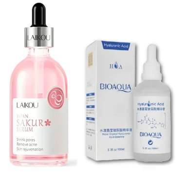 SET SERUM FACIAL LAIKOU JAPAN SAKURA + HIALURONICO BIOAQUA