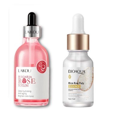 SET SERUM FACIAL LAIKOU BULGARI ROSE + ARROZ BIOAQUA