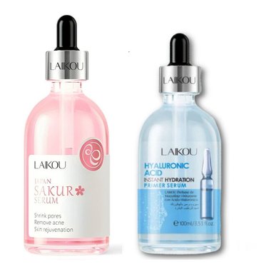 SET SERUM FACIAL JAPAN SAKURA + HIALURONICO LAIKOU