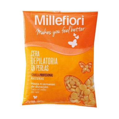 CERA EN PERLAS PARA USO CON LA OLLA FÓRMULA NATURAL MILLEFIORI (100 GR)