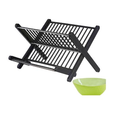 ORGANIZADOR ESCURRIDOR DE PLATOS COLOR NEGRO