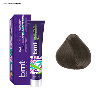 TINTE CABELLO BMT BAMBU FORCE 6-1 RUBIO OSCURO CENIZO - 1