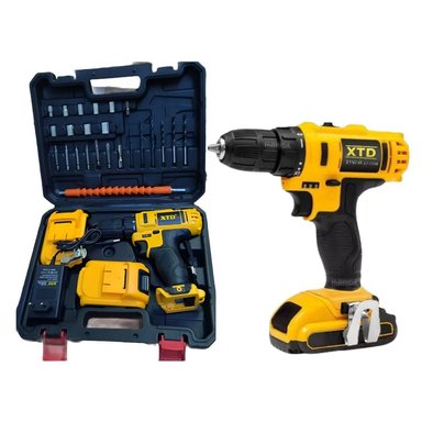 TALADRO XTD PERCUTOR DESTORNILLADOR INALAMBRICO 21V