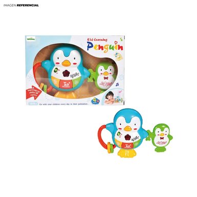 JUGUETE DIDÁCTICO SONAJERO MUSICAL CON FORMA DE PINGÜINO - 2