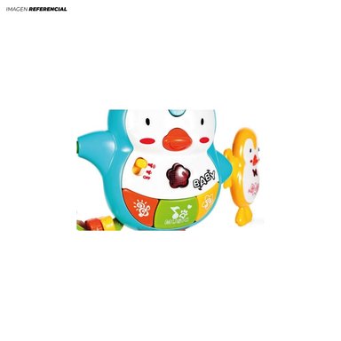 JUGUETE DIDÁCTICO SONAJERO MUSICAL CON FORMA DE PINGÜINO - 3