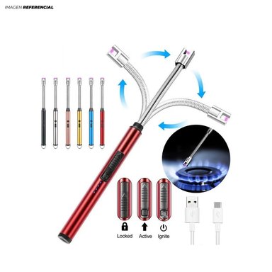 ENCENDEDOR RECARGABLE FLEXIBLE 360° CON BLOQUEO SEGURIDAD - 2