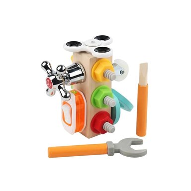 JUGUETE BEBÉ MONTESSORI TUERCAS SENSORIAL NIÑOS