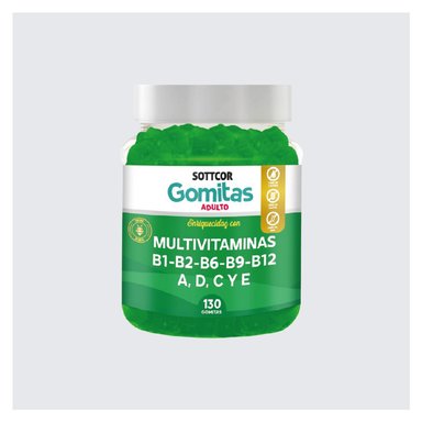 SUPLEMENTO SOTTCOR MULTIVITAMINAS ADULTOS 130 GOMITAS