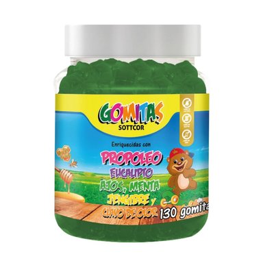 SUPLEMENTO SOTTCOR PROPÓLEO NIÑOS GOMITAS 100GR