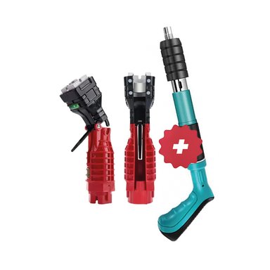 PISTOLA DE CLAVOS FULL + LLAVE 18 EN 1