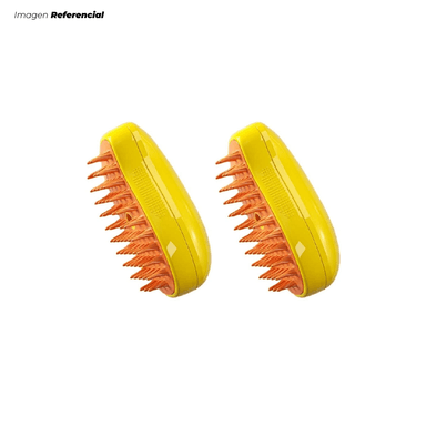 CEPILLO MULTIFUNCIONAL A VAPOR PARA MASCOTAS - 02 UNIDADES