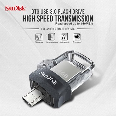 USB 3.0 + MICRO-USB PENDRIVE ULTRA DUAL DRIVE - 32GB - DUAL OTG ANDROID - 3