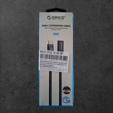 EXTENSION NYLON CABLE TRENZADO USB-C 3.2 - 20GBPS 4K 100CM PREMIUM - 3