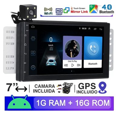 AUTORADIO BLUETOOTH MP5 ANDROID TÁCTIL CÁMARA RETROCESO USB