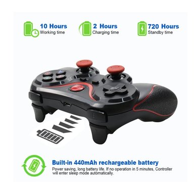 MANDO CELULAR PC SMART TV BLUETOOTH JOYSTICK GAMEPAD IOS ANDROID - 2