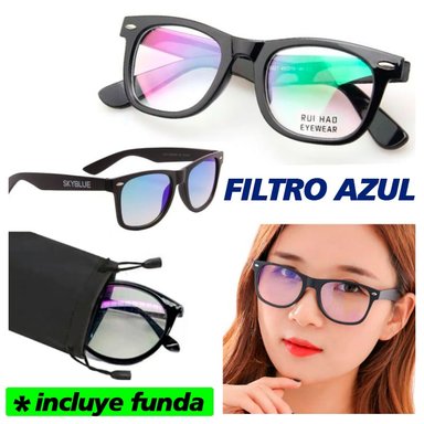 LENTES PARA COMPUTADORA FILTRO AZUL CON FUNDA