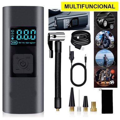 INFLADOR DE LLANTA DIGITAL MULTIFUNCIONAL COMPRESOR DE AIRE