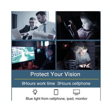 LENTES PROTECCIÓN FILTRO AZUL UNISEX CLÁSICOS ANTI BLUE + FUNDA - 3