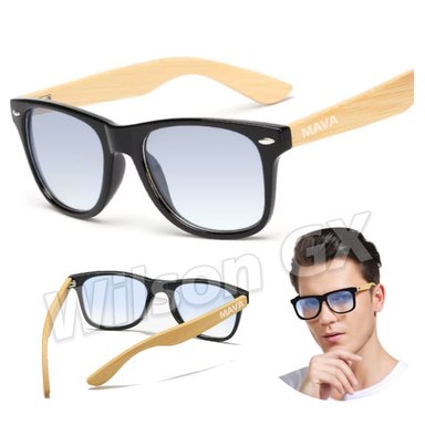 LENTES PARA COMPUTADORA FILTRO AZUL ESTILO URBANO BAMBU MADERA