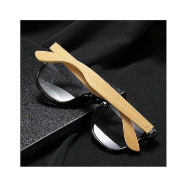 LENTES PARA COMPUTADORA FILTRO AZUL ESTILO URBANO BAMBU MADERA - 3