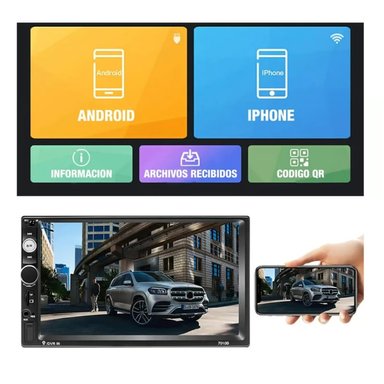 AUTO RADIO SEISA BLUETOOTH PANTALLA TACTIL 7 PULGADAS MP4 MP3 USB - 2