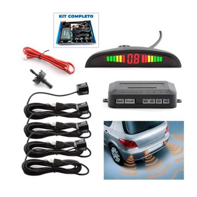 SENSOR DE RETROCESO REVERSA PARQUEO ALARMA AUTO CARRO