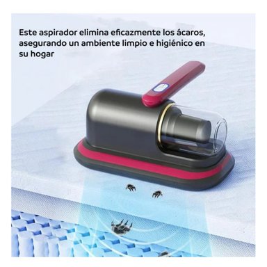 ASPIRADORA INALÁMBRICA ANTI ÁCAROS MANO CON LUZ UV PORTÁTIL - 2
