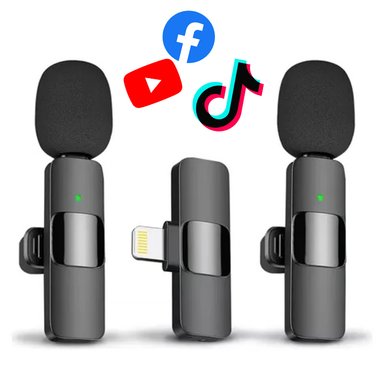 MICRÓFONO INALÁMBRICO 7300 2 EN 1 LIGHTNING PARA IPHONE TIKTOK