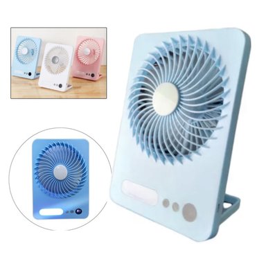 VENTILADOR PORTATIL LAMPARA KAWAII SILENCIOSO RECARGABLE