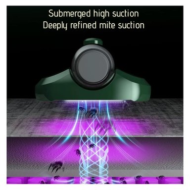ASPIRADORA INALÁMBRICA ANTI ÁCAROS MANO CON LUZ UV PORTATIL - 4