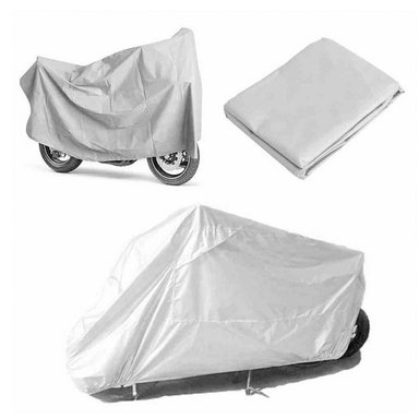 FUNDA FORRO COBERTOR MOTO GRANDE IMPERMEABLE PROTECTOR - 2
