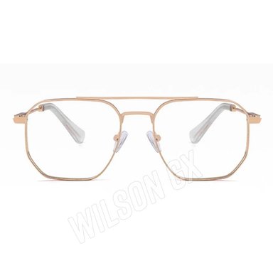 LENTES PREMIUM MODELO CLÁSICO CON FILTRO AZUL PARA COMPUTADORA DORADO - 3