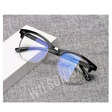 LENTES PREMIUM NEGROS MODELO CLÁSICO CON FILTRO AZUL PROTECCIÓN - 2