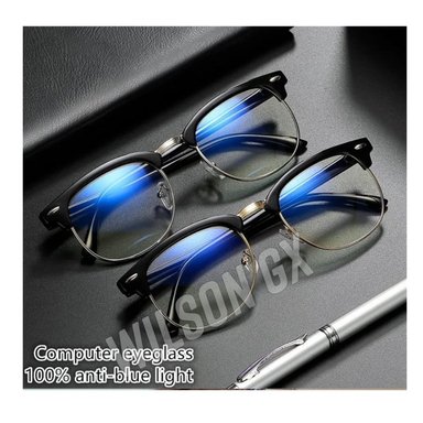 LENTES PREMIUM NEGROS MODELO CLÁSICO CON FILTRO AZUL PROTECCIÓN - 3