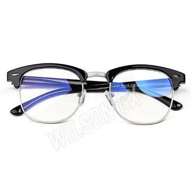 LENTES PREMIUM NEGROS MODELO CLÁSICO CON FILTRO AZUL PROTECCIÓN - 4