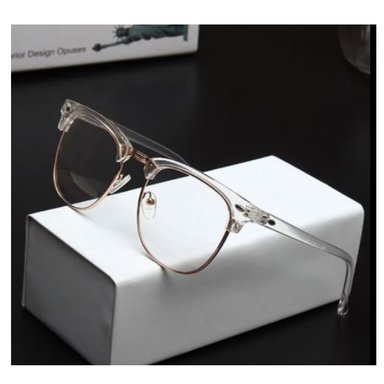 LENTES PREMIUM MODELO CLÁSICO DORADO CON FILTRO AZUL PROTECCIÓN - 2