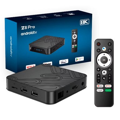 CONVERTIDOR TV ANDROID CERTIFICADO CON ENTRADA DE RED VERSIÓN 2025 8K - 1