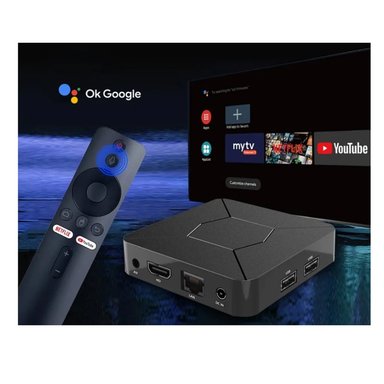 CONVERTIDOR TV ANDROID CERTIFICADO CON ENTRADA DE RED VERSIÓN 2025 8K - 2