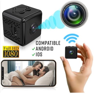 CAMARA ESPIA WIFI HD MINI CÁMARA IP ESPÍA SEGURIDAD - VISION NOCTURNA - 1