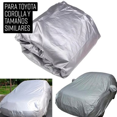COBERTOR PARA AUTO TOYOTA COROLLA FUNDA IMPERMEABLE TALLA L
