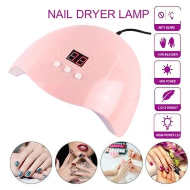 SECADORA DE UÑAS MANICURE LAMPARA LED SECADOR UV