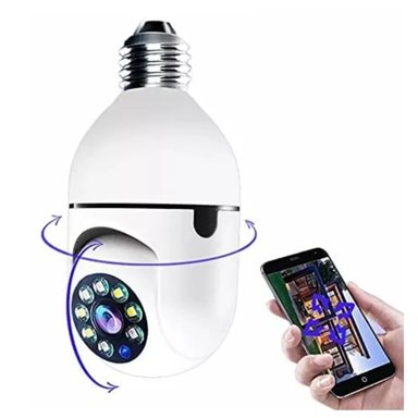 FOCO CÁMARA ESPÍA 360 WIFI VIGILANCIA SENSOR DE MOVIMIENTO - 4