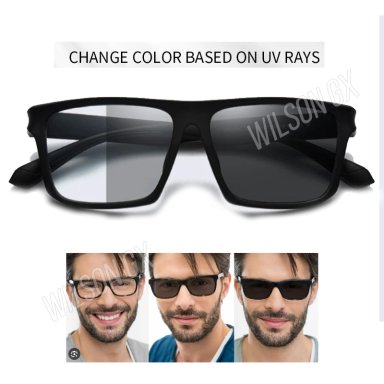 LENTES DE SOL FOTOCROMÁTICOS DÍA Y NOCHE + ESTUCHE Y PAÑO