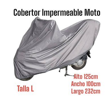 FORRO COBERTOR FUNDA DE MOTO IMPERMEABLE PROTECTOR LARGE - 2