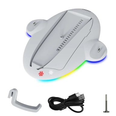BASE DE CARGA DUAL Y REFRIGERACIÓN RGB COOLER PLAY 5 SLIM - 4