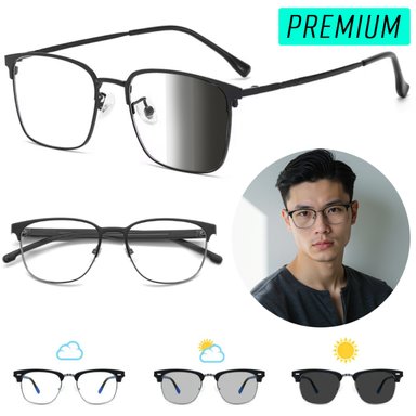 LENTES DE SOL FOTOCROMÁTICOS UNISEX CALIDAD METÁLICO PREMIUM