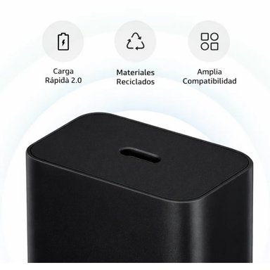 CARGADOR SAMSUNG 45W USB C CARGA RÁPIDA + CABLE TIPO C SMARTPHONES Y TABLETS - 5