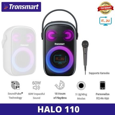 PARLANTE BLUETOOTH TRONSMART HALO 110 60 W KARAOKE NO 100 - 6