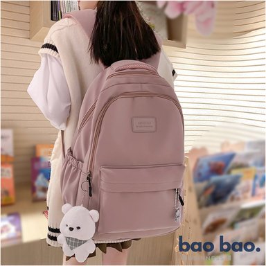 MOCHILA  IMPERMEABLE PORTA LAPTOP JUVENIL PARA MUJER KAWAII