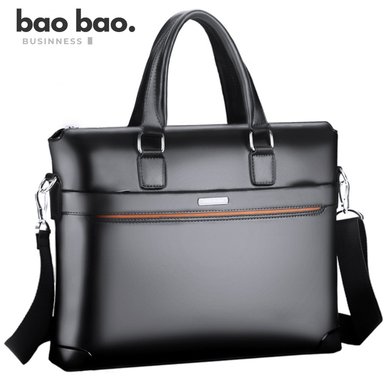 MALETÍN DE CUERO PU NEGRO PARA HOMBRE EJECUTIVO IDEAL PARA TRABAJO OFICINA ELEGANTE